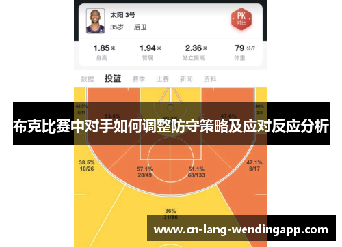 布克比赛中对手如何调整防守策略及应对反应分析