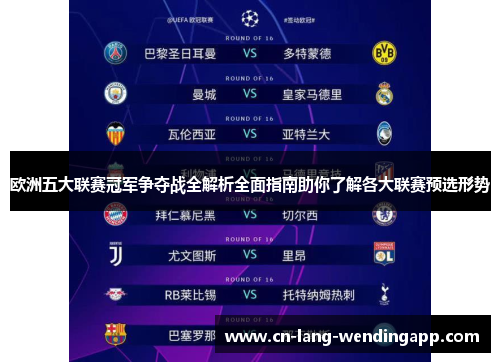 欧洲五大联赛冠军争夺战全解析全面指南助你了解各大联赛预选形势 欧洲五大联赛冠军争夺战全解析全面指南助你了解各大联赛预选形势